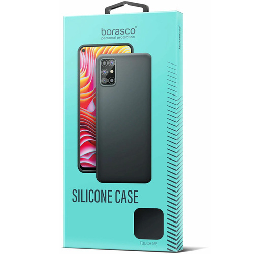 Накладка силиконовая BoraSCO Silicone Case Honor X5 Plus матовая Black фото 