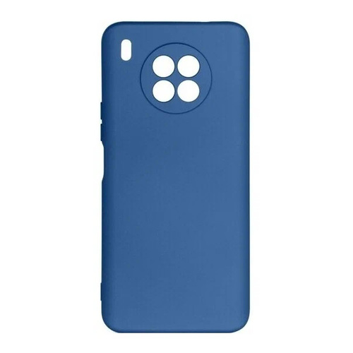 Накладка силиконовая BoraSCO Microfiber Case Honor 50 lite Blue фото 