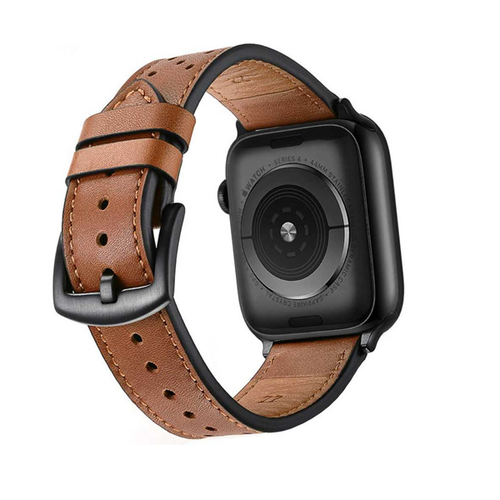 Ремешок InterStep Classic для Apple Watch 42&44 mm Leather Brown фото 